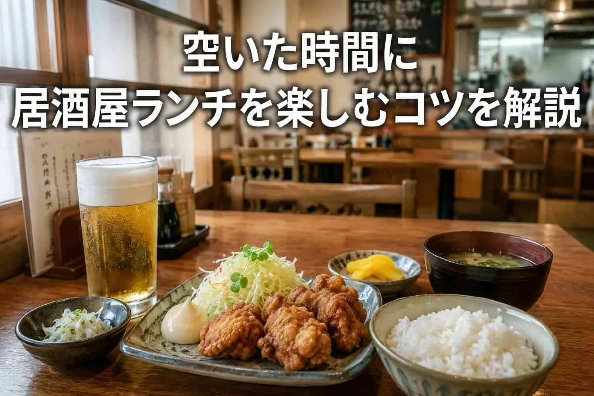 空いた時間に居酒屋ランチを楽しむコツを解説